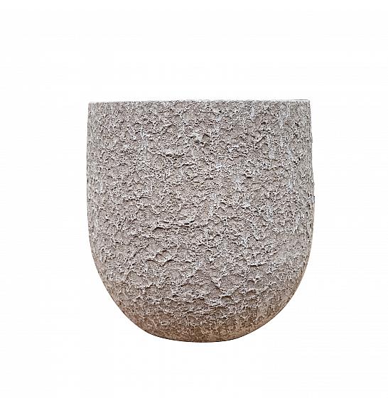 Lonec keramični Delta rjav 16 cm