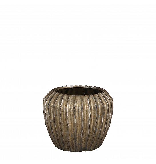 Okrasni lonec Noma bronze Ø16,5 h.14 cm
