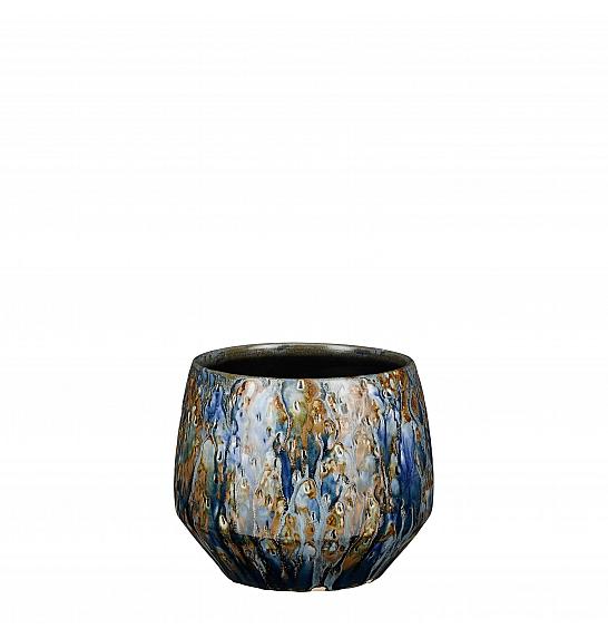 Okrasni lonec Harris blue  Ø16,5 h.14 cm