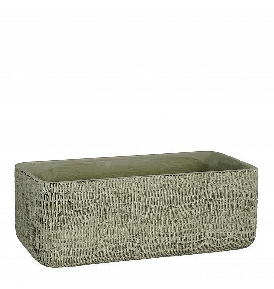 Okrasna skleda Siri l. green l28 x w14 x h10 cm