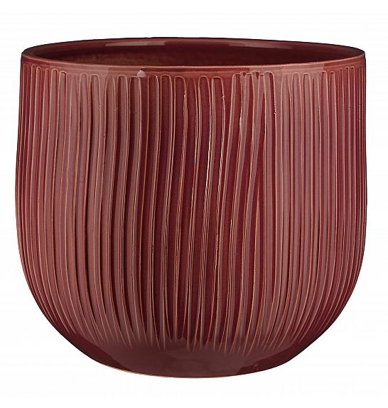 Okrasni lonec Pablo purple ribble Ø29 h.25 cm