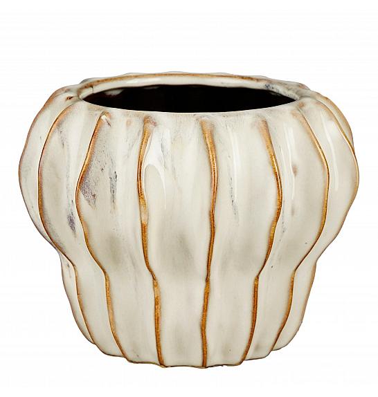 Okrasni lonec Altea white Ø14 h.10,5 cm