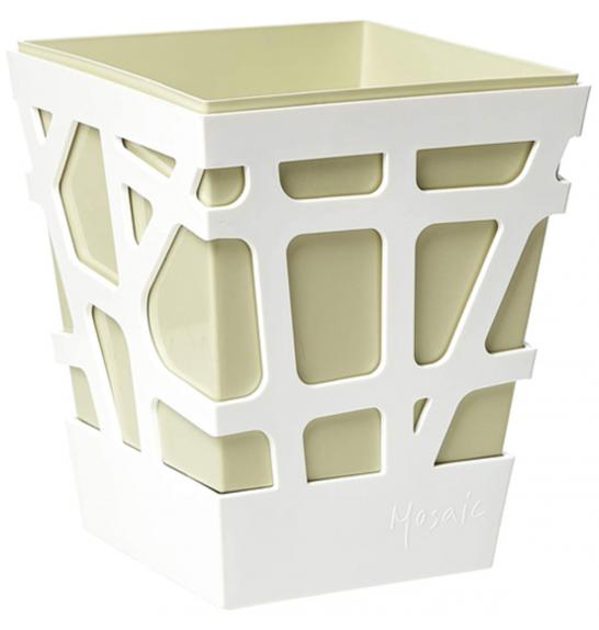 MOSAIC QUADRO 17 WHITE/PISTACHIO