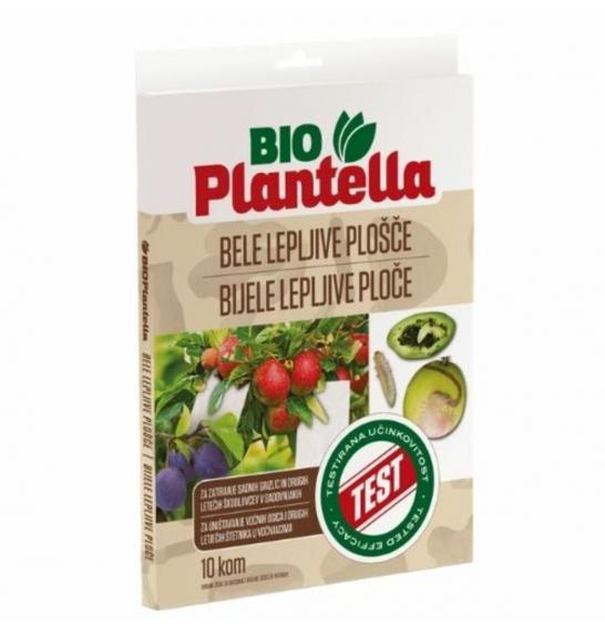 Bio Plantella Bele lepljive plošče 10 kos