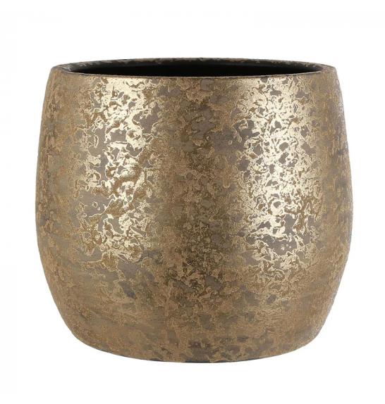 Okrasni lonec Clemente Gold Ø19,5 h.15,5 cm