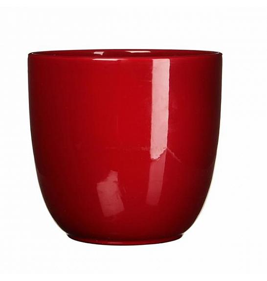 Okrasni lonec Tusca d. red - h13xd13,5cm