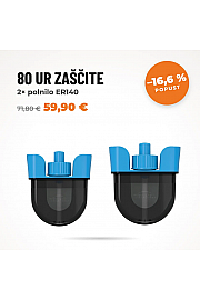 2x ER140 Thermacell polnilo za E55/EX90 – dvojno pakiranje (80 ur)