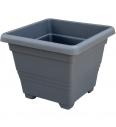 Lonec z vodno rezervo Bergamot antracit 35 x 35