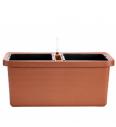 Samozalivalno korito BERBERIS DUO terakota 78 x 39